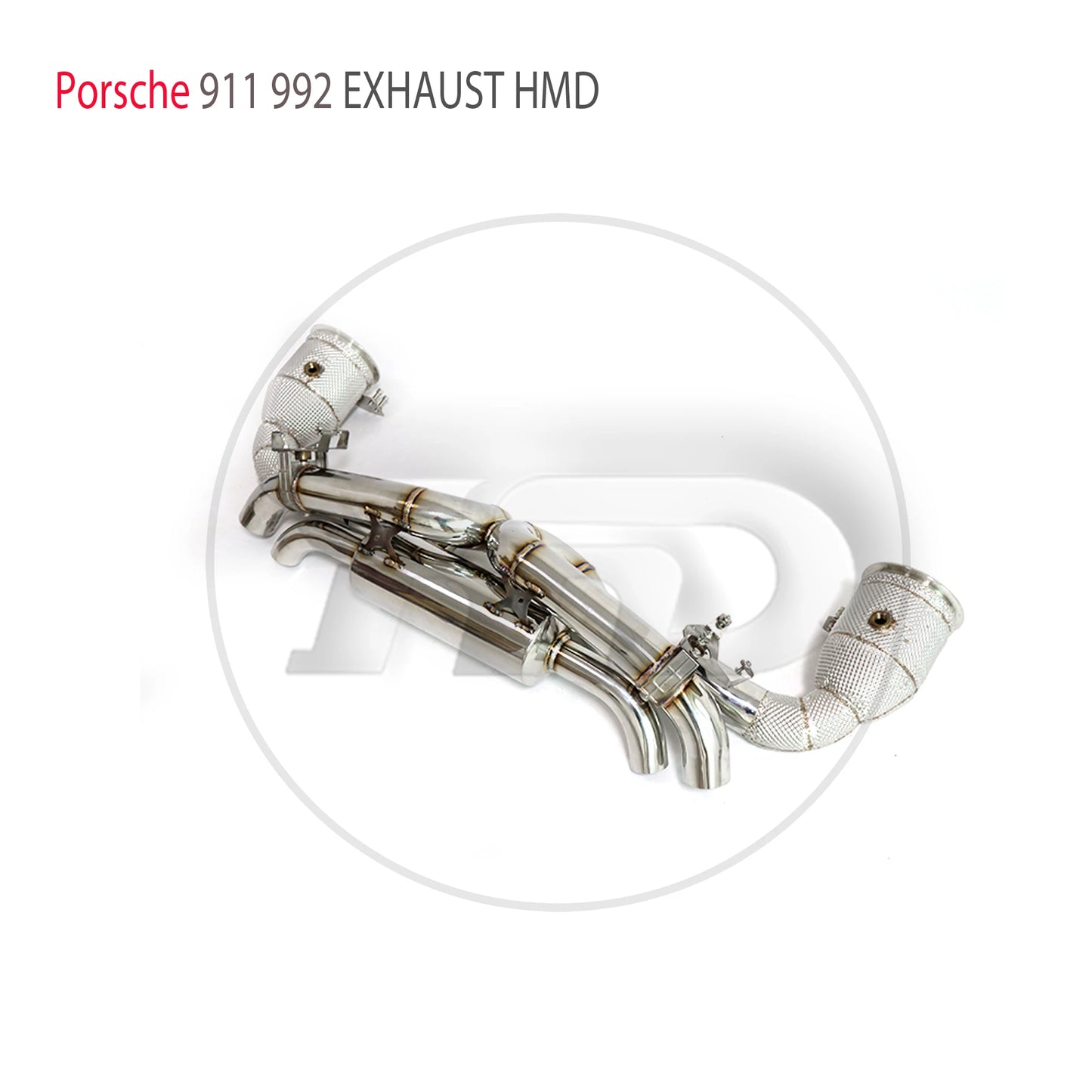 Stainless Steel Exhaust System Performance Catback And High Flow Downpipe For Porsche 911 992 Carrera S X-pipe Muffler