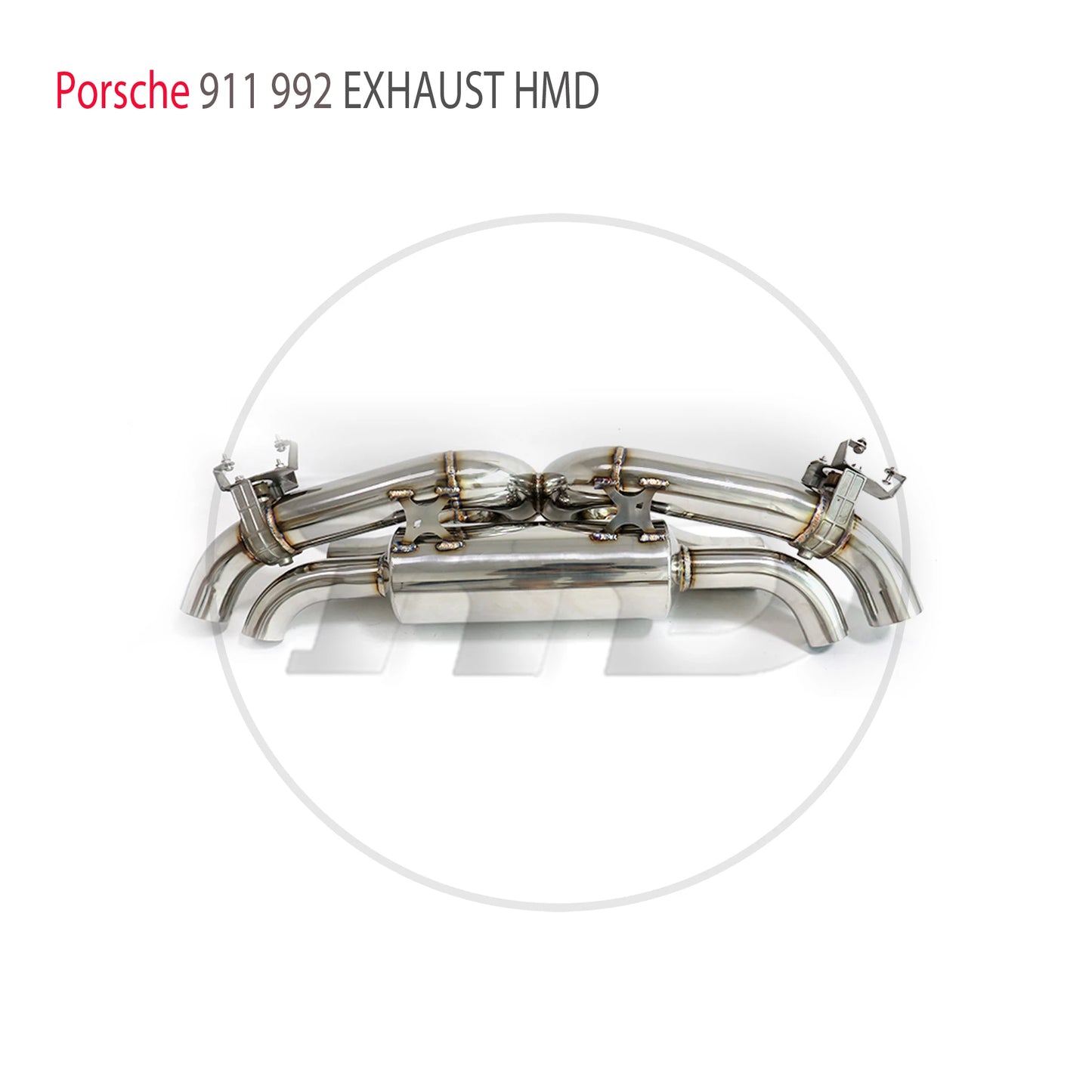Stainless Steel Exhaust System Performance Catback For Porsche 911 992 Carrera S X-pipe Muffler
