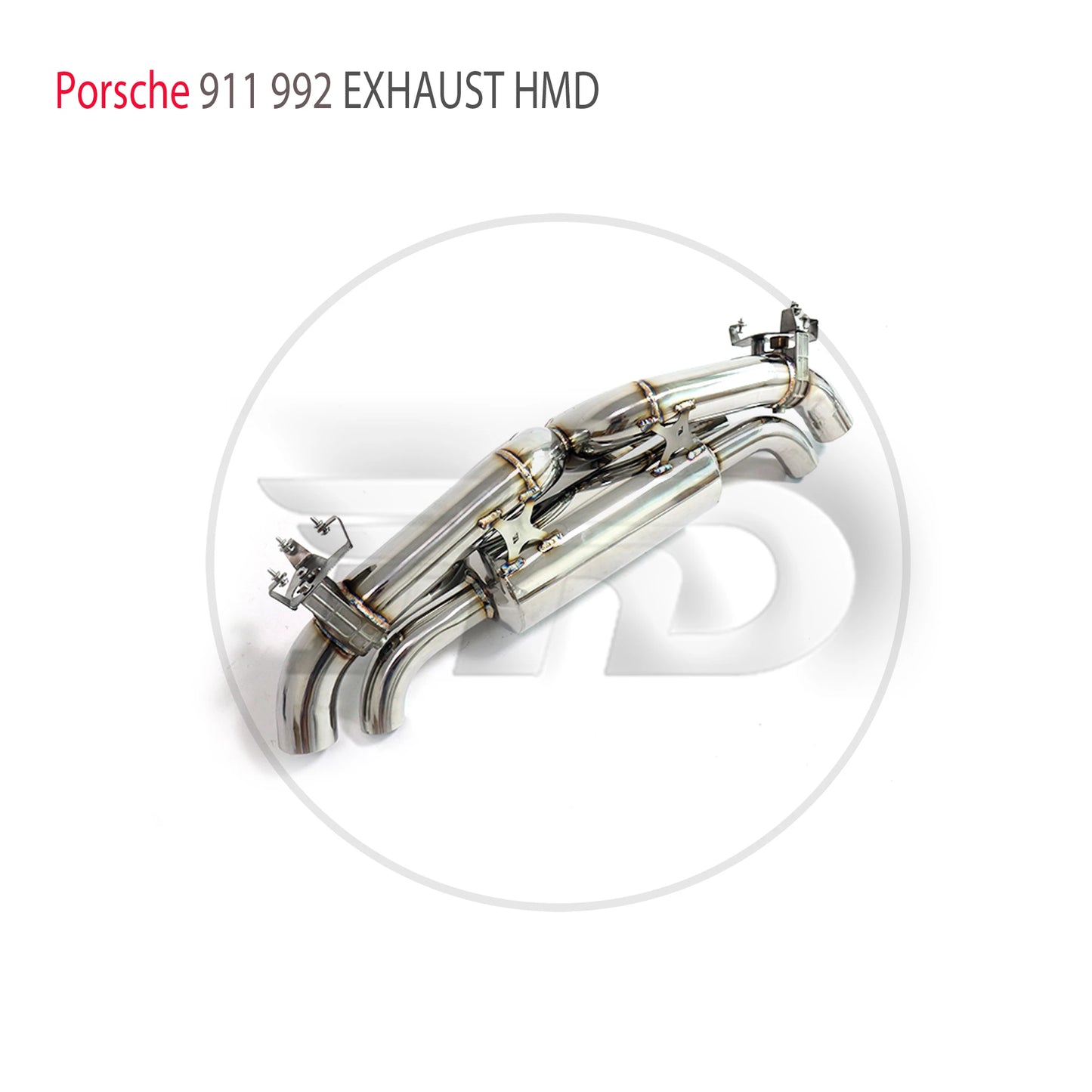 Stainless Steel Exhaust System Performance Catback For Porsche 911 992 Carrera S X-pipe Muffler