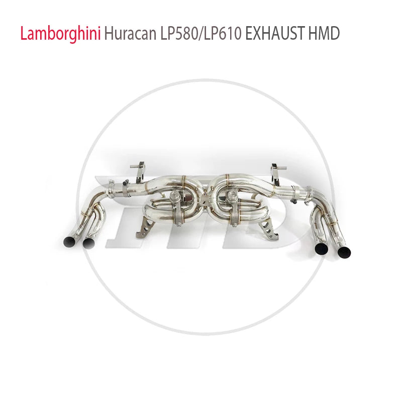 Stainless Steel Exhaust System Performance Catback for Lamborghini Huracan LP580 LP610 Valve Muffler