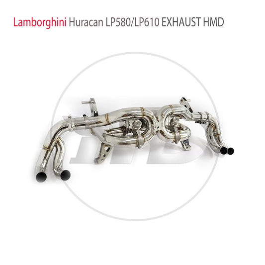 Stainless Steel Exhaust System Performance Catback for Lamborghini Huracan LP580 LP610 Valve Muffler