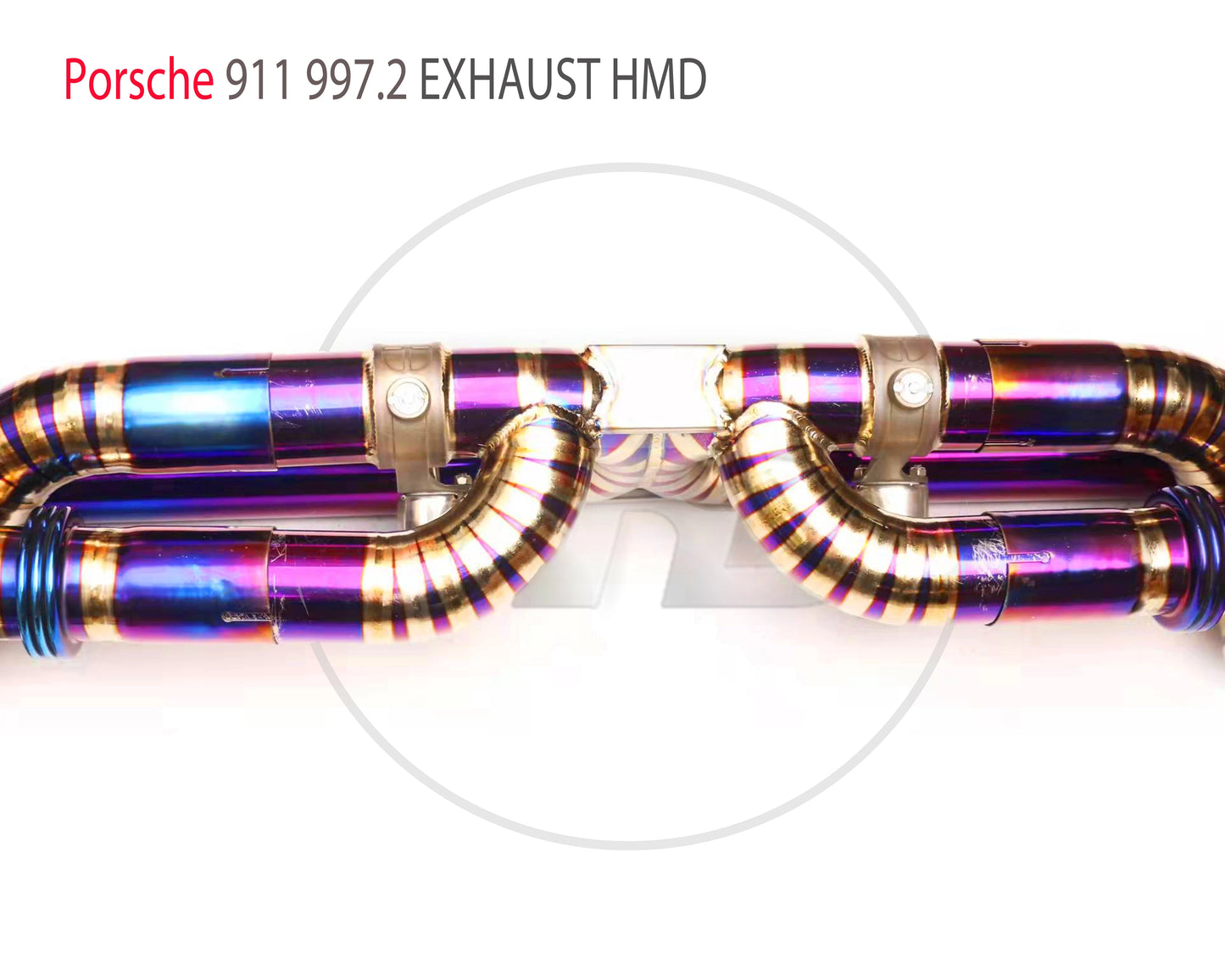 Titanium Alloy Exhaust Pipe Manifold Downpipe is Suitable for Porsche 911 997.2 Auto Modification Electronic Valve Muffler  Extra 2% Off