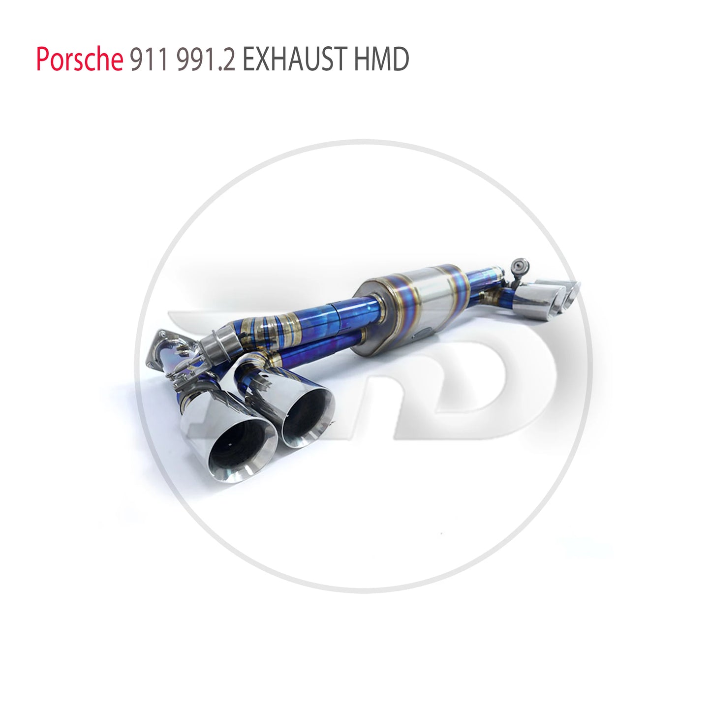 Titanium Alloy Exhaust System Performance Valve Catback For Porsche 911 Carrera 991.2 Car Muffler