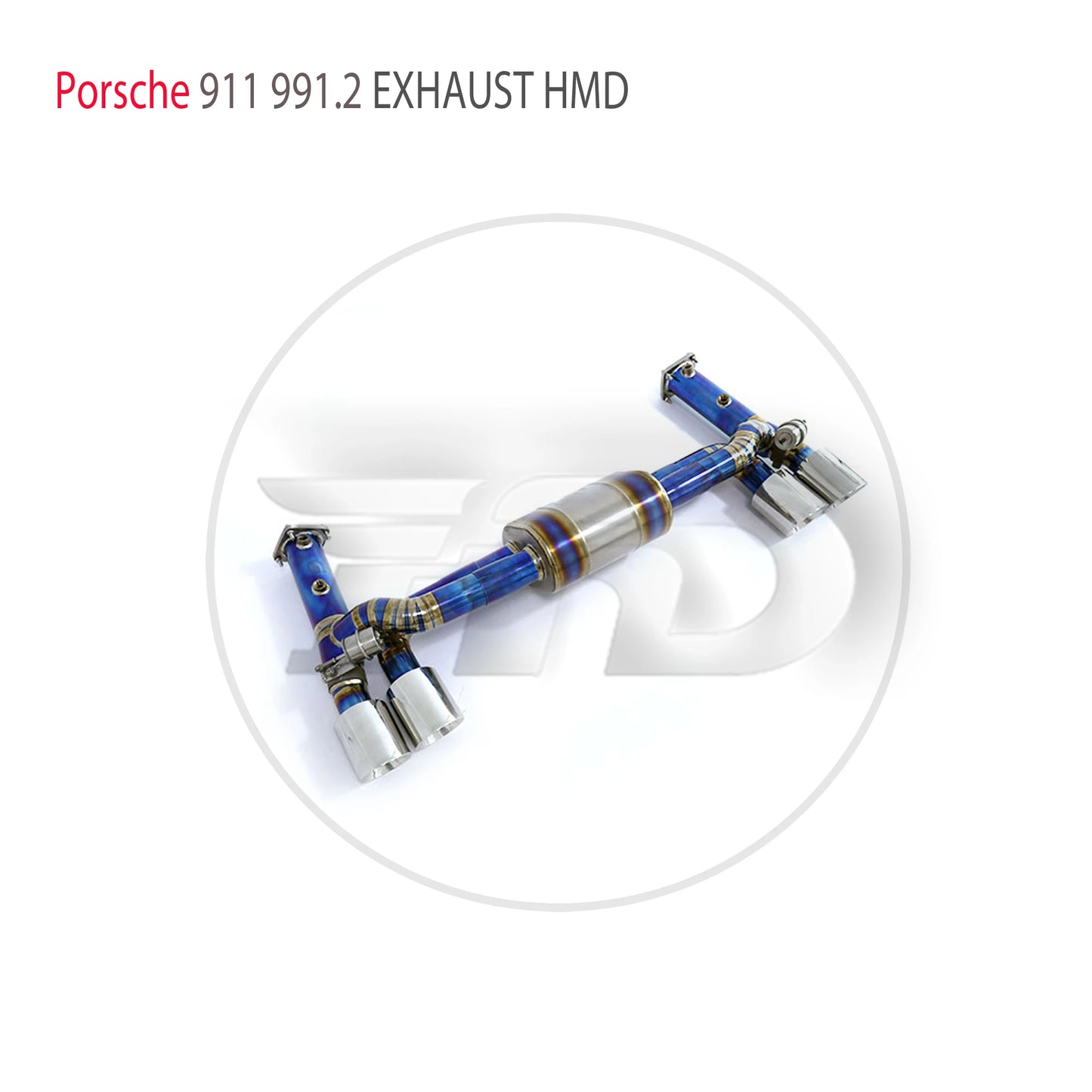 Titanium Alloy Exhaust System Performance Valve Catback For Porsche 911 Carrera 991.2 Car Muffler