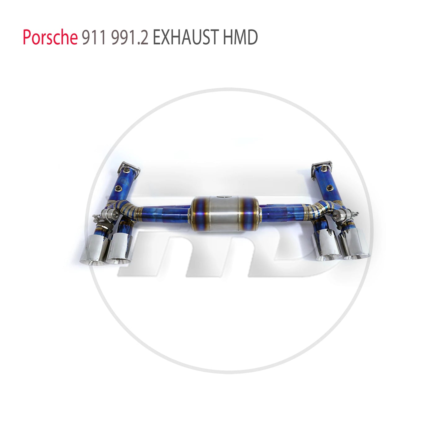 Titanium Alloy Exhaust System Performance Valve Catback For Porsche 911 Carrera 991.2 Car Muffler
