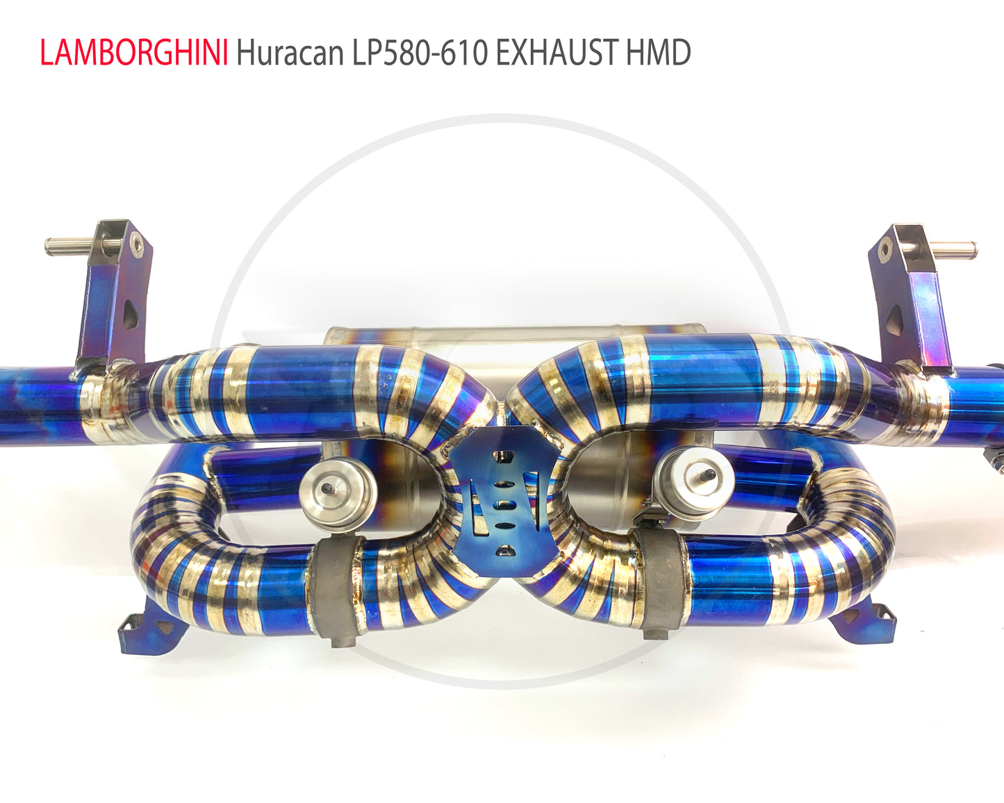 Titanium Alloy Exhaust Manifold Downpipe is Suitable For Lamborghini Huracan LP610 Muffler With Valve For Cars