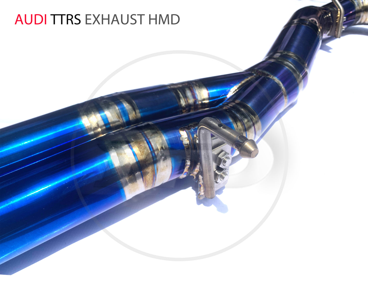 Titanium Alloy Exhaust Pipe Manifold Downpipe is Suitable for Audi TTRS Auto Modification Electronic Valve