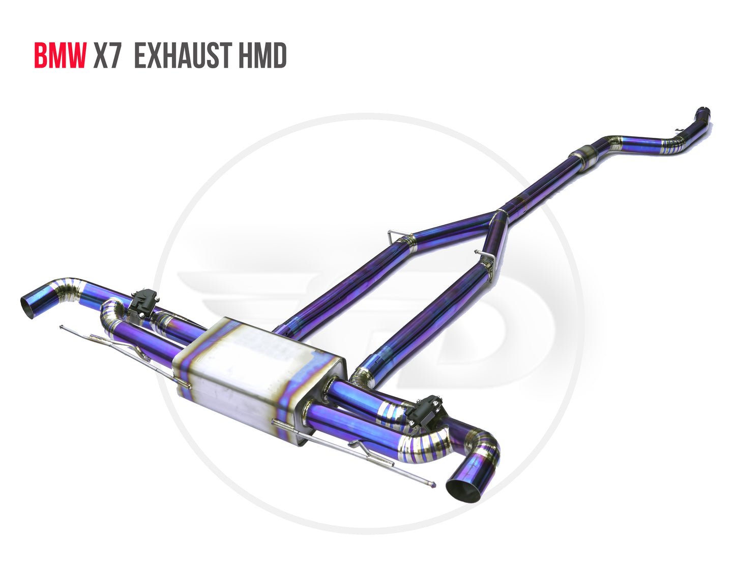 Titanium Alloy Exhaust Systems Is Suitable For BMW X5 X6 X7 G05 G06 G07 Car Modified Electronic Valve Muffler Accessories