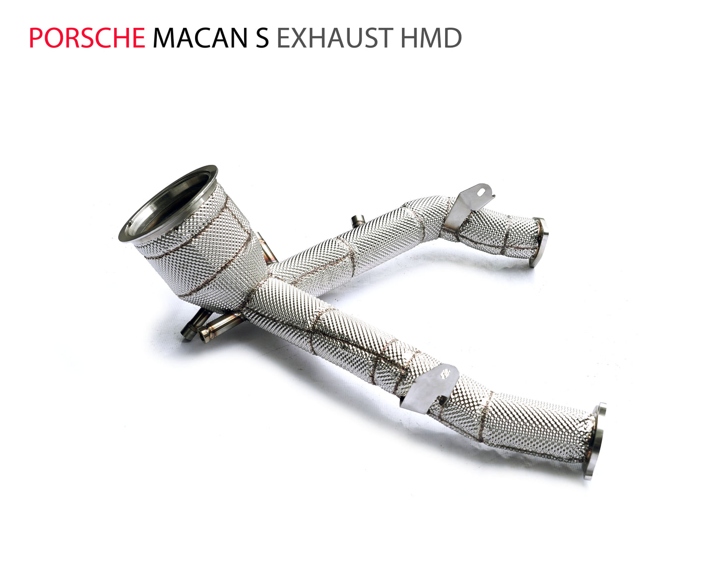 Car Accessories Exhaust System High Flow Performance Downpipe for Porsche Macan S With Catalytic Coverter Headers