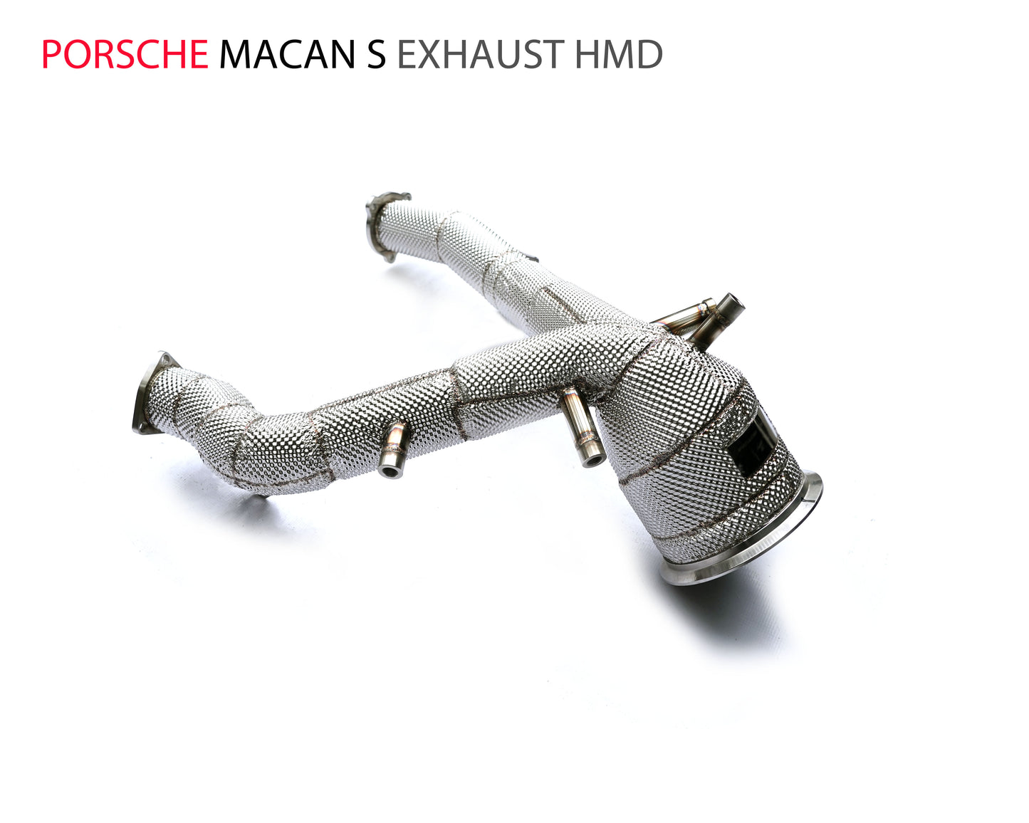 Car Accessories Exhaust System High Flow Performance Downpipe for Porsche Macan S With Catalytic Coverter Headers