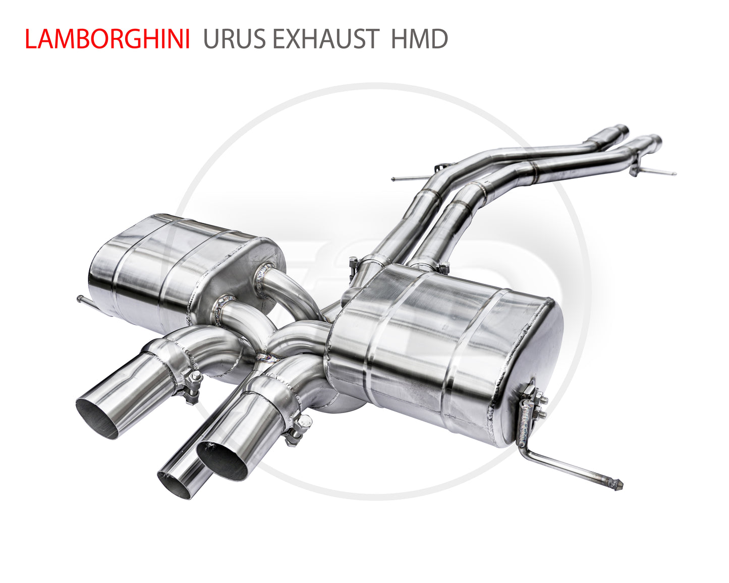 Stainless Steel Exhaust Modified Straight Downpipe For Lamborghini URUS Auto Parts Valve